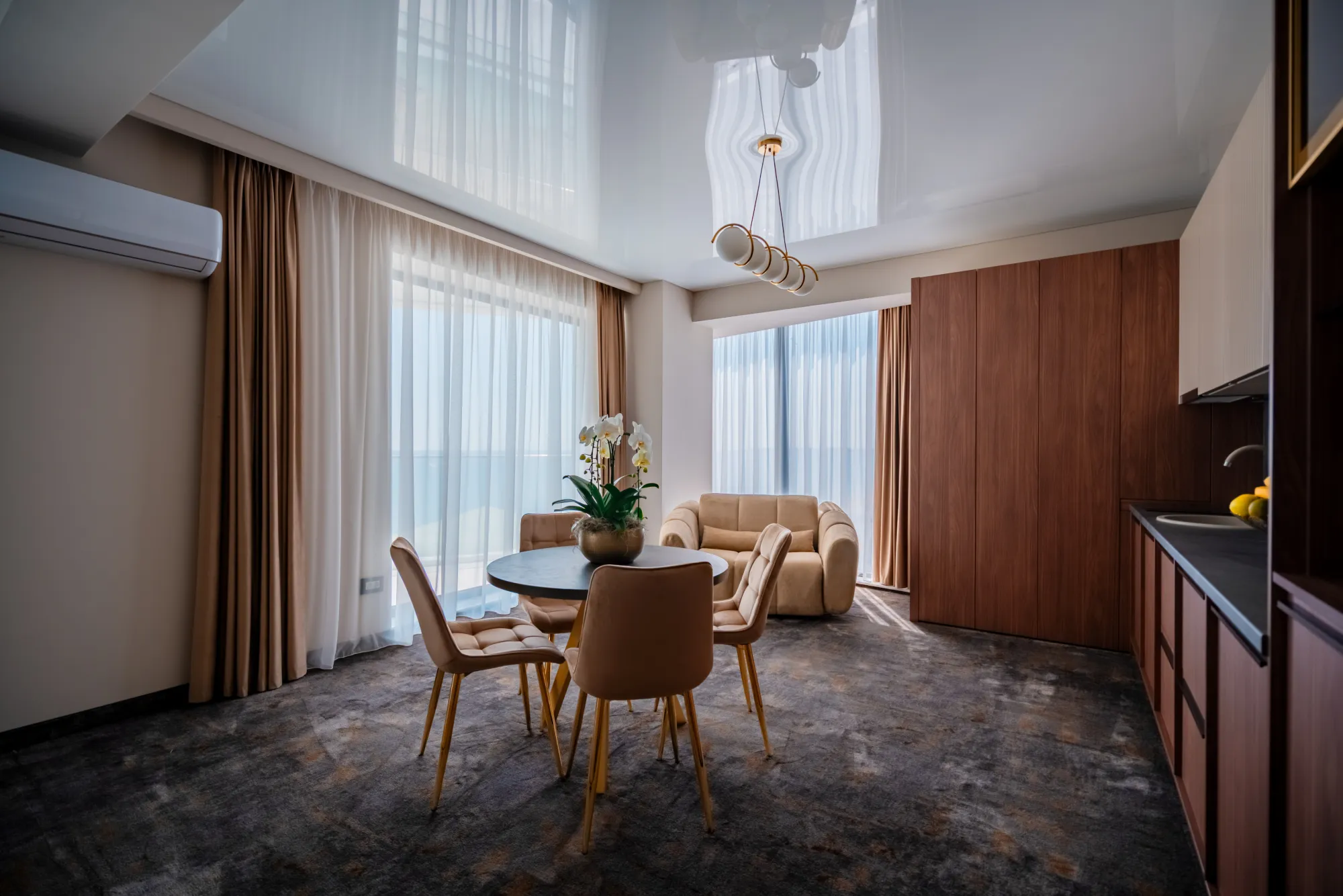 Studio finalizat cu vedere la mare — Building Ștefan, Mamaia Nord